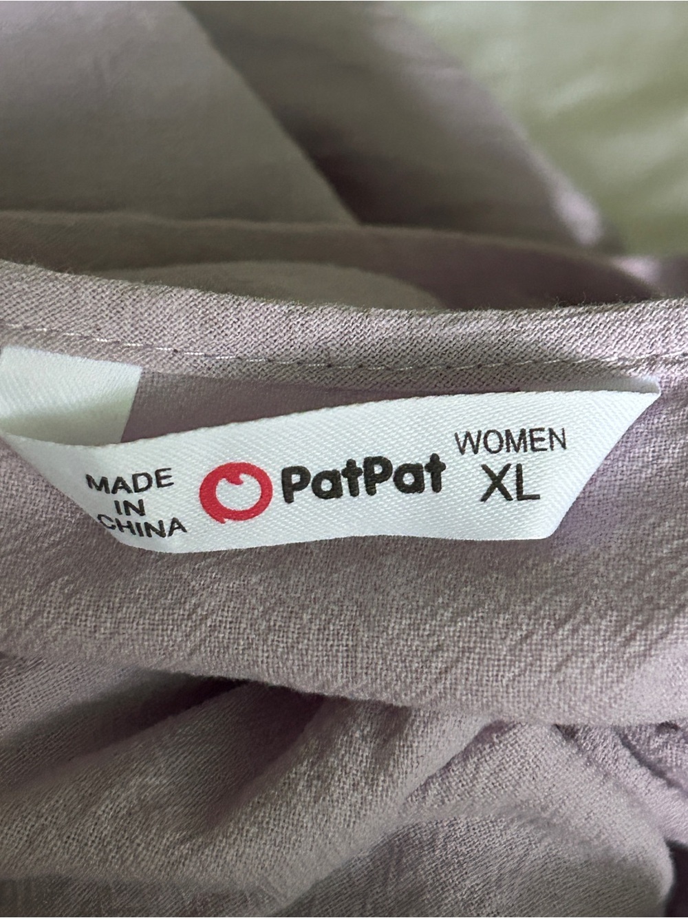 PatPat Dress  Lavender High-Low Button XL tag FITS M to L crepe cotton sundress - Picture 5 of 16